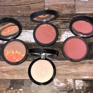 Giorgio Armani blush and sheer bronzer.